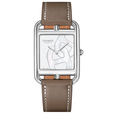 Hermès Cape Cod GM Étoupe Watch