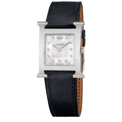 Hermès Heure H Diamond Lug Watch